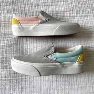 Never worn slide on Vans